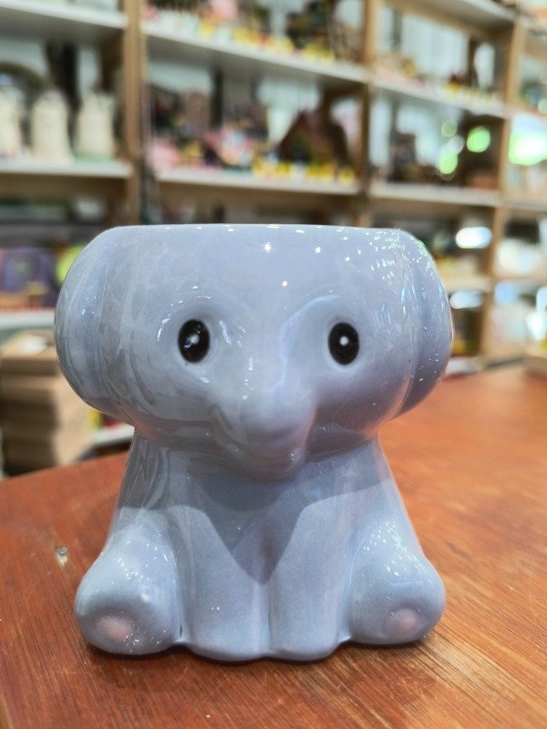 Producto - Mini maceta Elefante gris