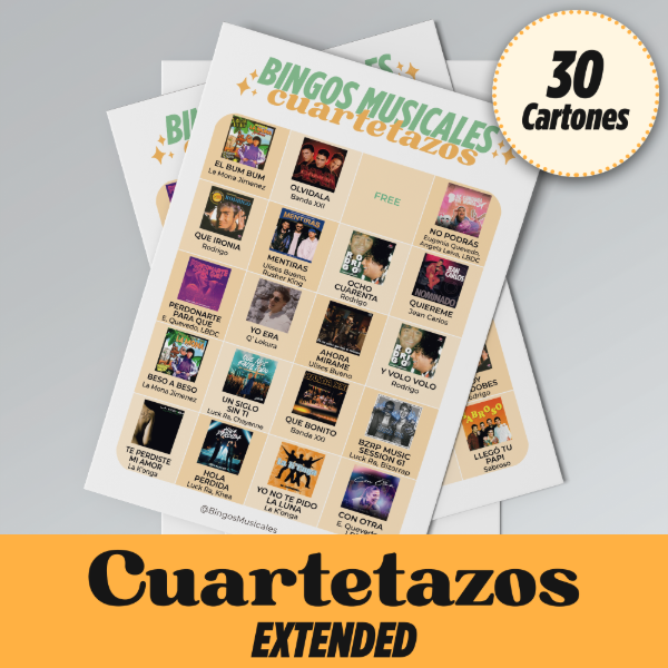 Producto - CUARTETAZOS (Version Extended - 30 Cartones)