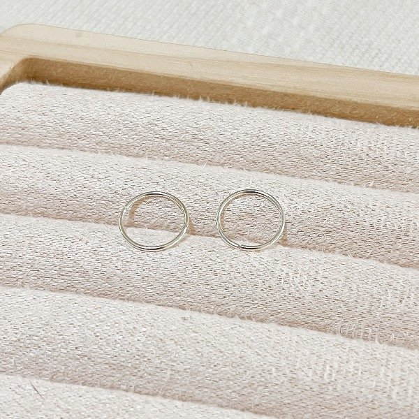 Producto - Argollitas Plata 8mm
