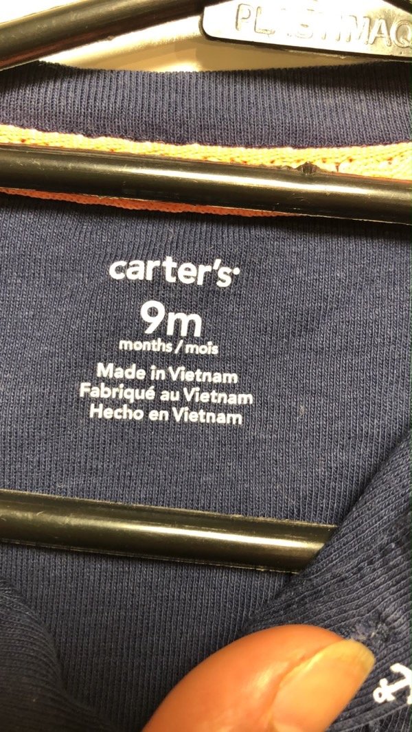 Producto - Enterito manga corta Carters 9 Meses - 3