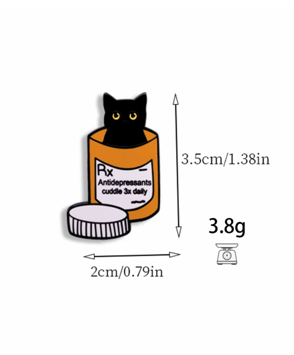 Producto - PIN "Gatito medicinal".