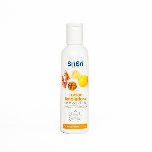 Producto - Leche Limpiadora y Desmaquillante Cúrcuma y Limón Sri Sri Tattva 100 ml