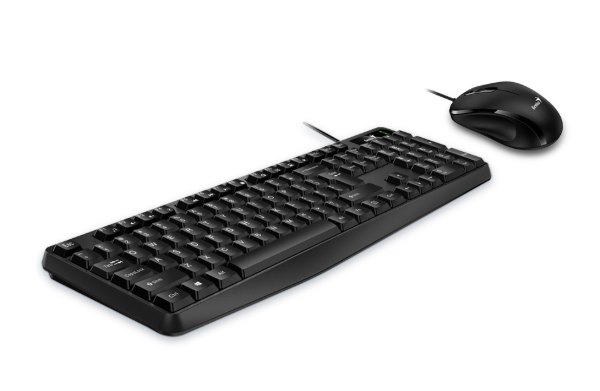Producto - Teclado espanol + mouse -usb -teclas concavas -1000dpi -cable 1.5mts -black