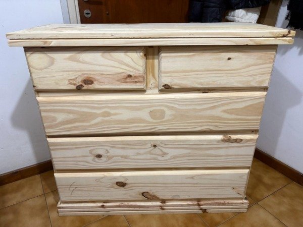 Producto - COMODA CAJONERA DE PINO 100x37x88 #11897