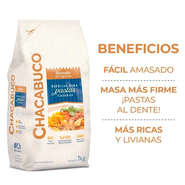 Producto - Harina Semolin x 1kg CHACABUCO