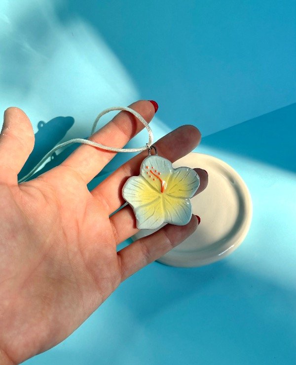 Producto - Hibiscus BIFAS Celeste con Amarillo + Rosa con Rojo