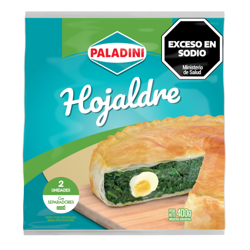 Producto - TAPA PASC/HOJALDRE 400G PALADINI