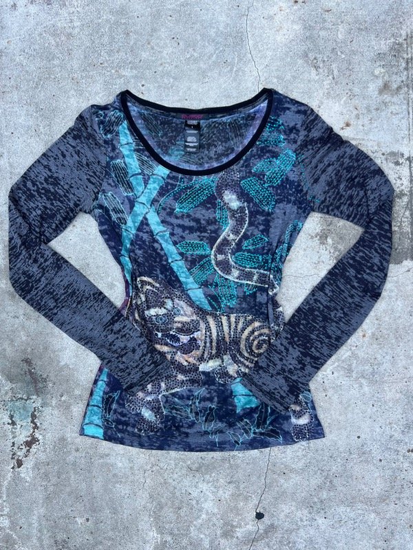 Producto - Remera M/Larga Y2K Strass - T S/M