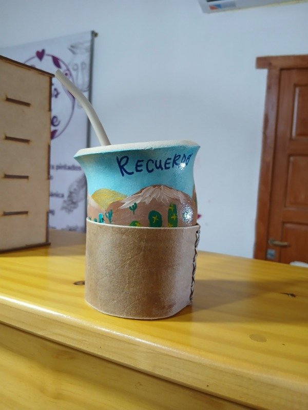 Producto - Mate de calabaza "PAISAJE DE CHILECITO" - 5