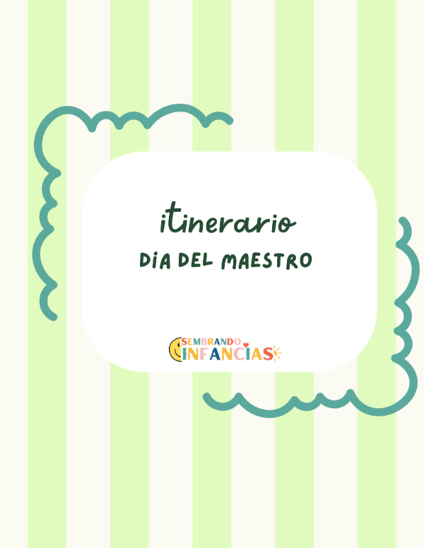 Producto - 11 de septiembre- Itinerario Día del Maestro