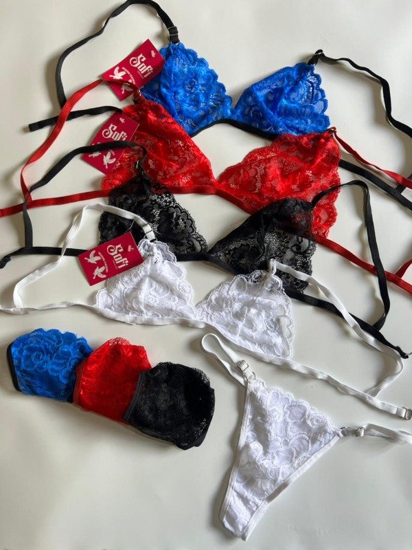 Producto - Conjunto Bralette de Encaje
