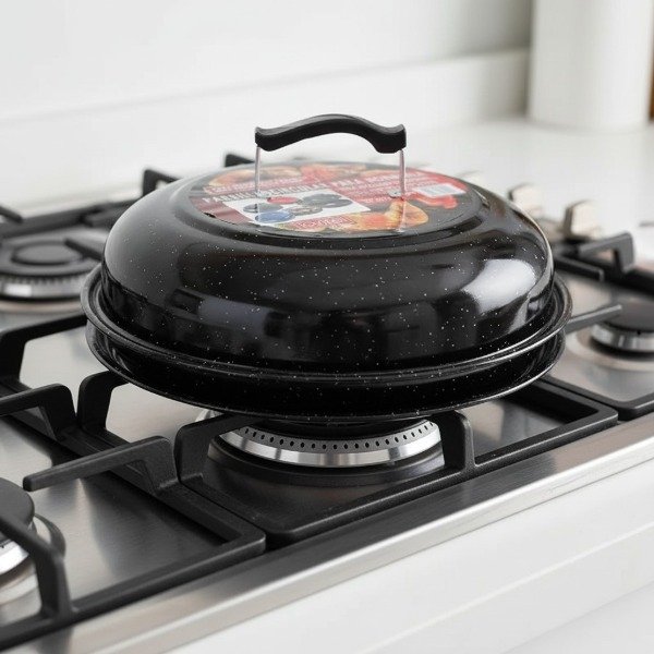 Producto - PARRILLA CIRCULAR PARA HORNALLA ENLOZADA 37 CM CON CAJA JOVIFEL - 3