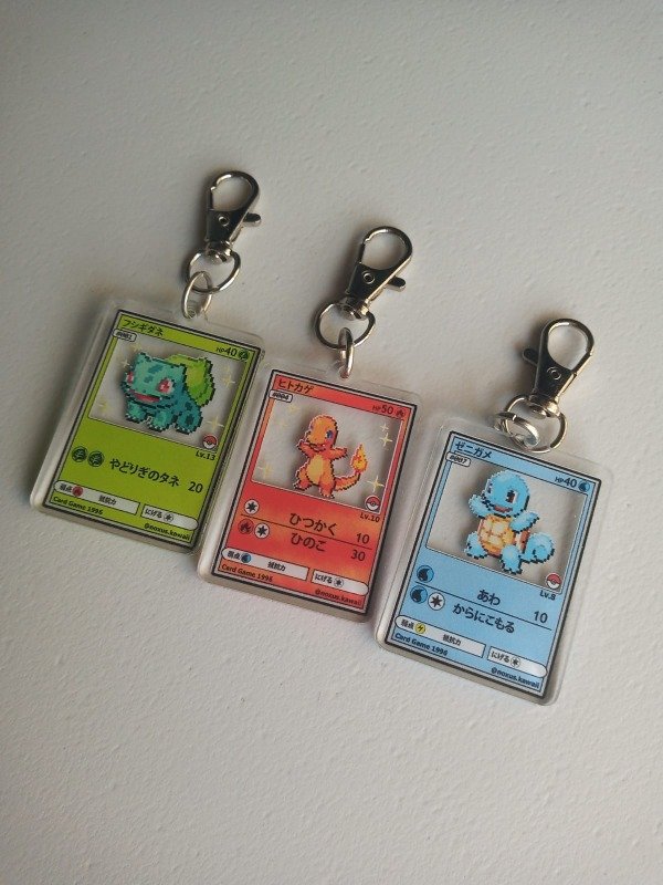 Producto - Llavero  Iniciales 1 generación (Kanto)