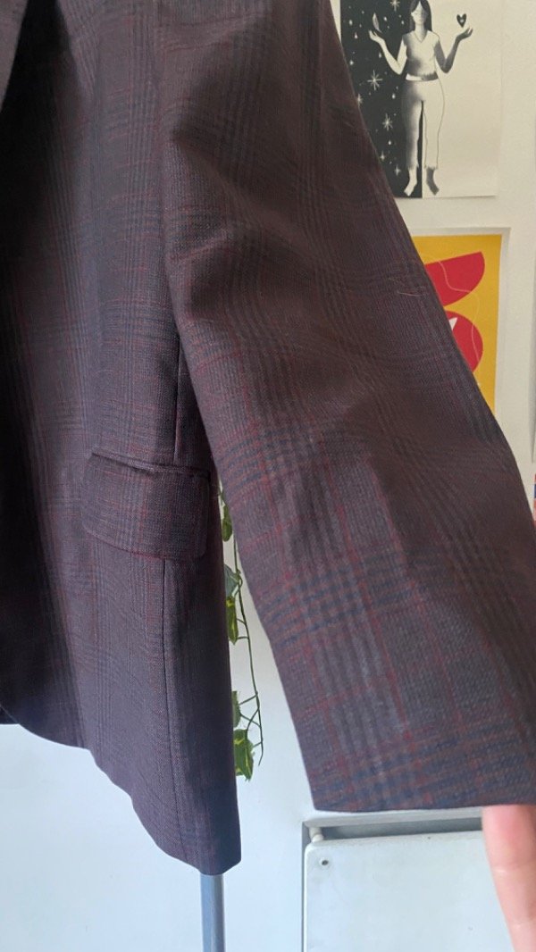Blazer cuadrille grey — imagen 3