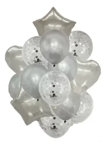 Producto - Set Blister Globos con Confetti x14 un - 1