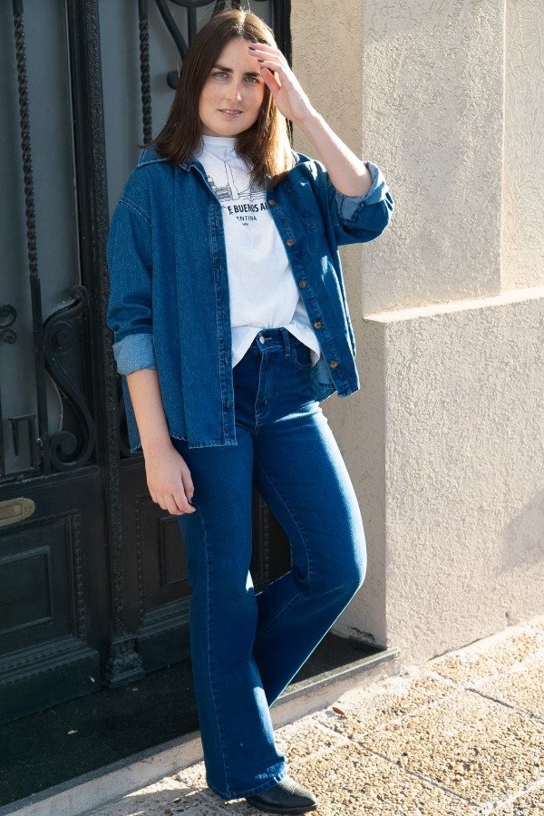 Producto - Jean semi oxford