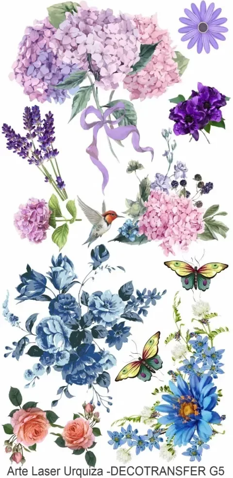 Producto - Transfer 10 x 20 cm Modelo G5 ( TEXTILES )