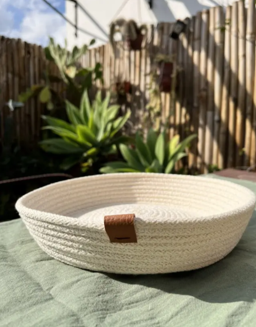 Producto - Panera Canasto Cordon de Algodon 17cm