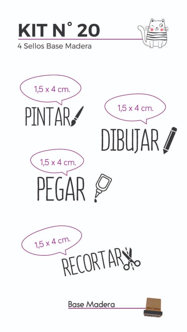 Producto - Sellos Kit 20 Docente