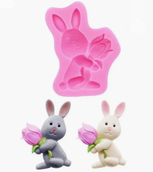Producto - Molde Conejo con Flor