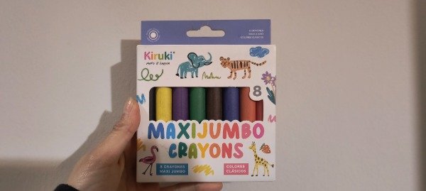 Producto - Maxijumbo crayones x 8 unid kiruki