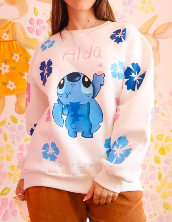 Producto - Buzo personalizado de  Stitch (Talle S/M y L-XXL) A PEDIDO