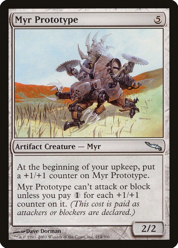 Producto - Myr Prototype  Mirrodin