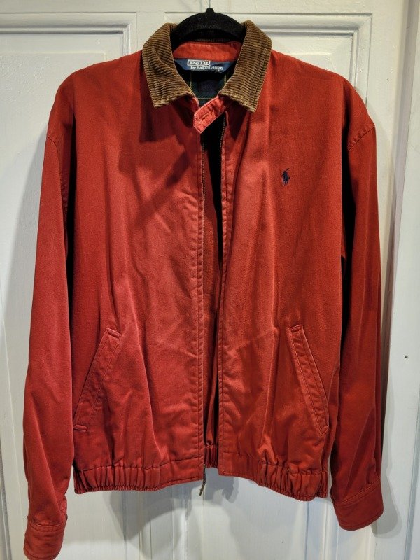Producto - Campera POLO RALPH LAUREN gabardina colorada Talle S - PRECIO: 86X