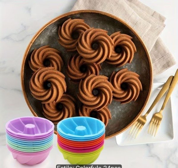 Producto - Molde mini budineras x 12 remolino - 0
