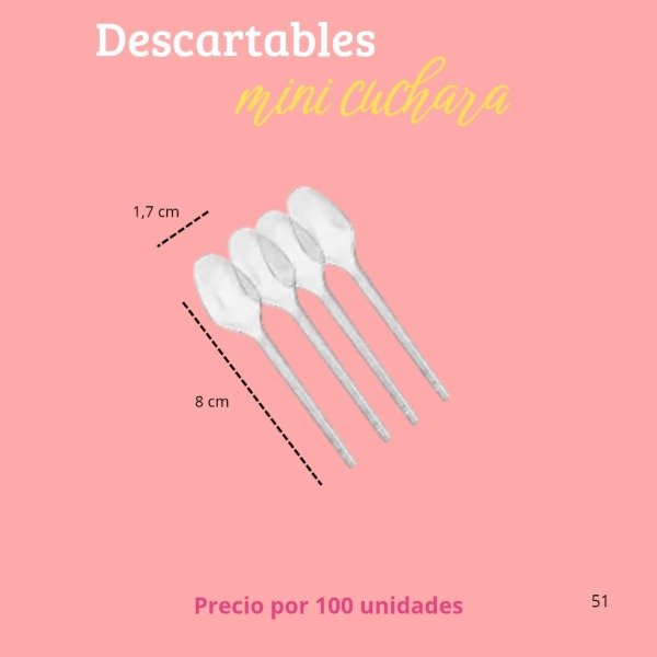 Producto - Mini cucharitas transsparentes