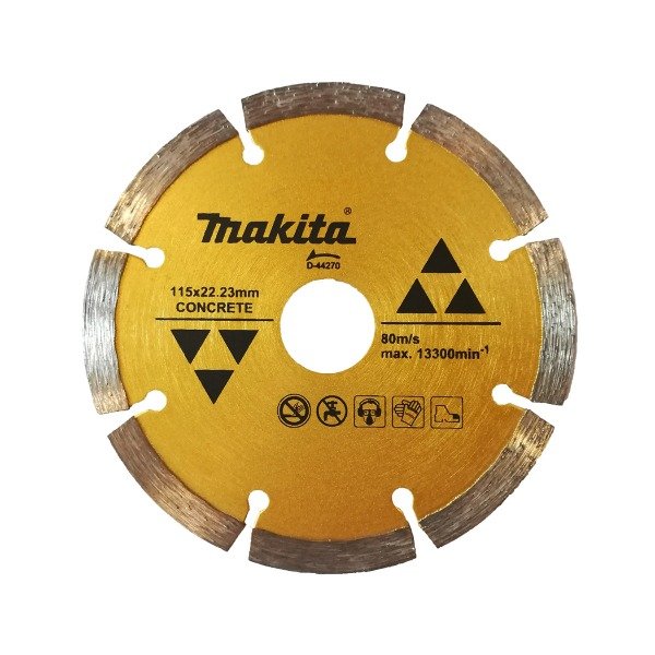 Producto - Disco Makita segmentado de 115 mm para concreto D-44270