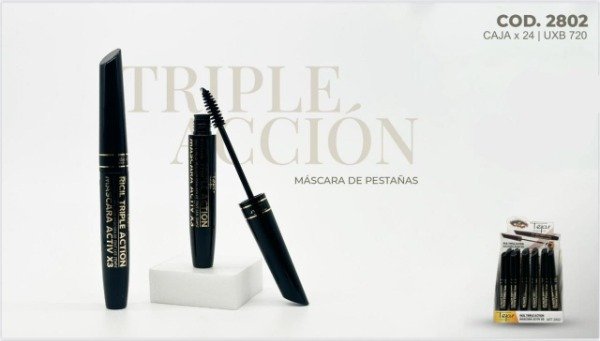 Producto - Mascara de pestañas triple acción Tejar