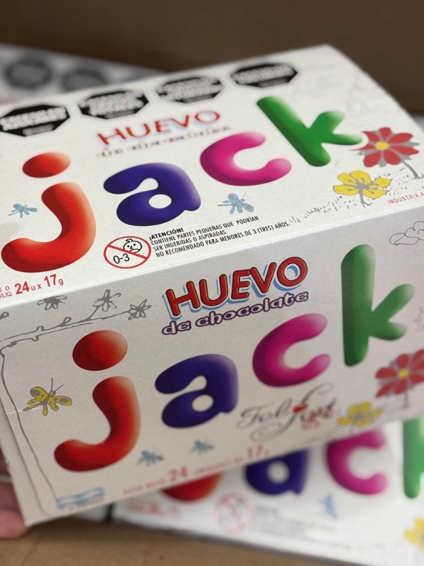 Producto - Caja Huevo Jack Mafalda 17gr x24u