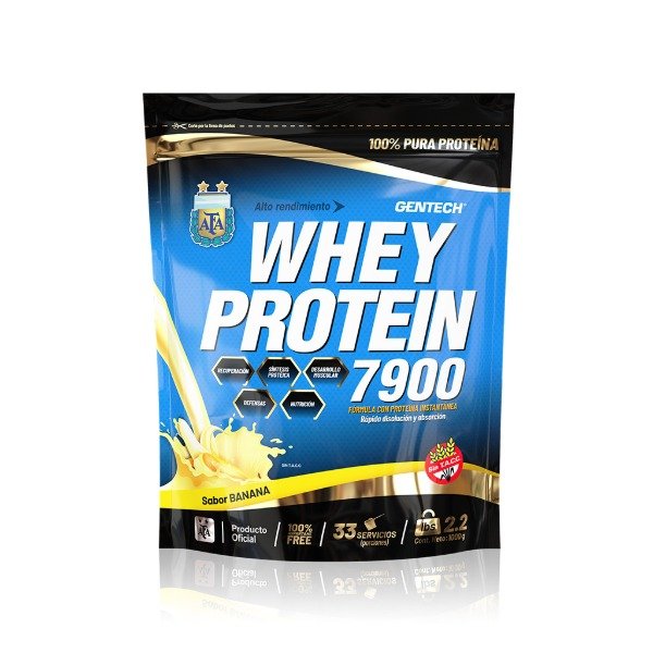 Producto - Proteína Whey 7900 GENTECH 1000 g / Suplemento en Polvo