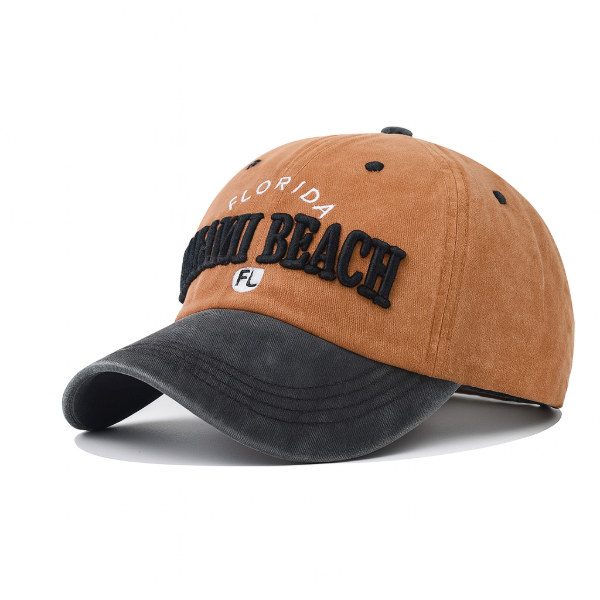 Producto - Miami Beach Marron gorra Importada Algodon Ajustable Unisex