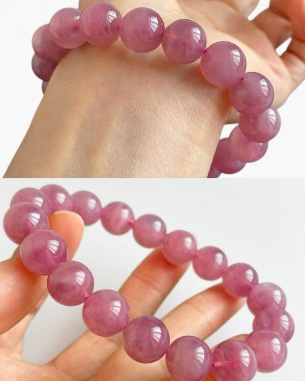 Producto - PULSERA ELÁSTICA CUARZO ROSA 8 MM