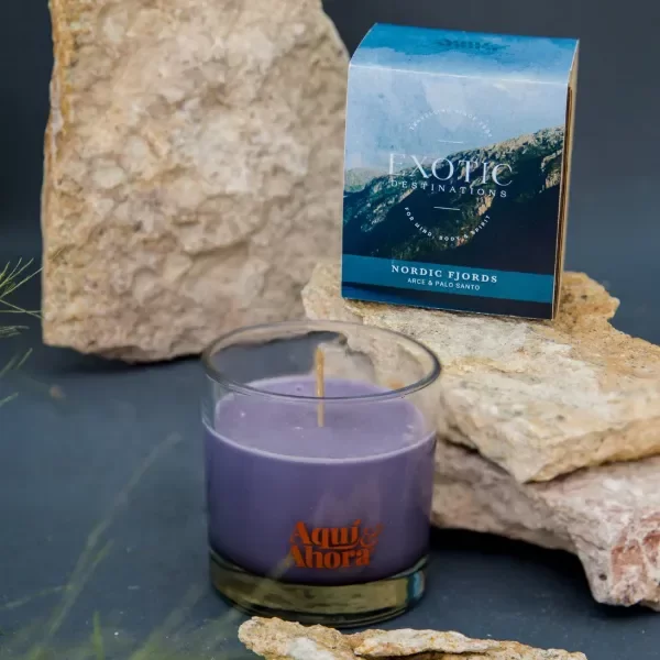 Producto - Velas de Soja Nordic Fjords - Arce Y Palo Santo