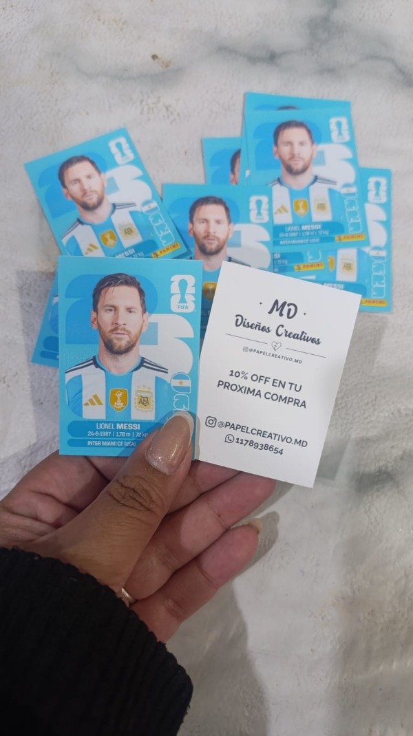 Producto - TARJETAS FIGUS MESSI