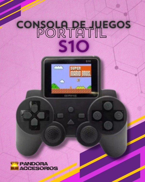 Producto - Consola de Juegos Portatil S10 - 0