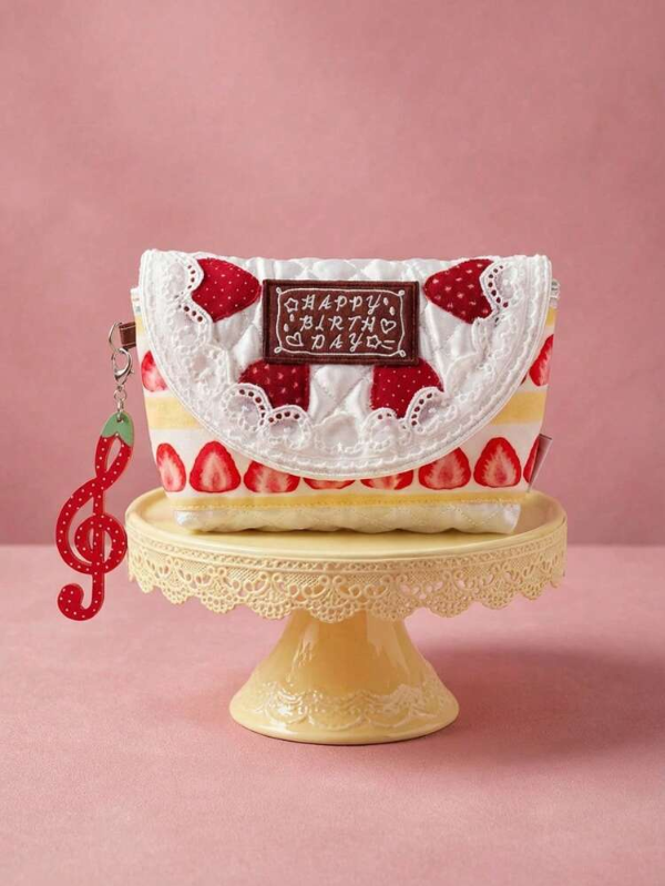 Producto - Neceser pastel de cumpleaños frutilla