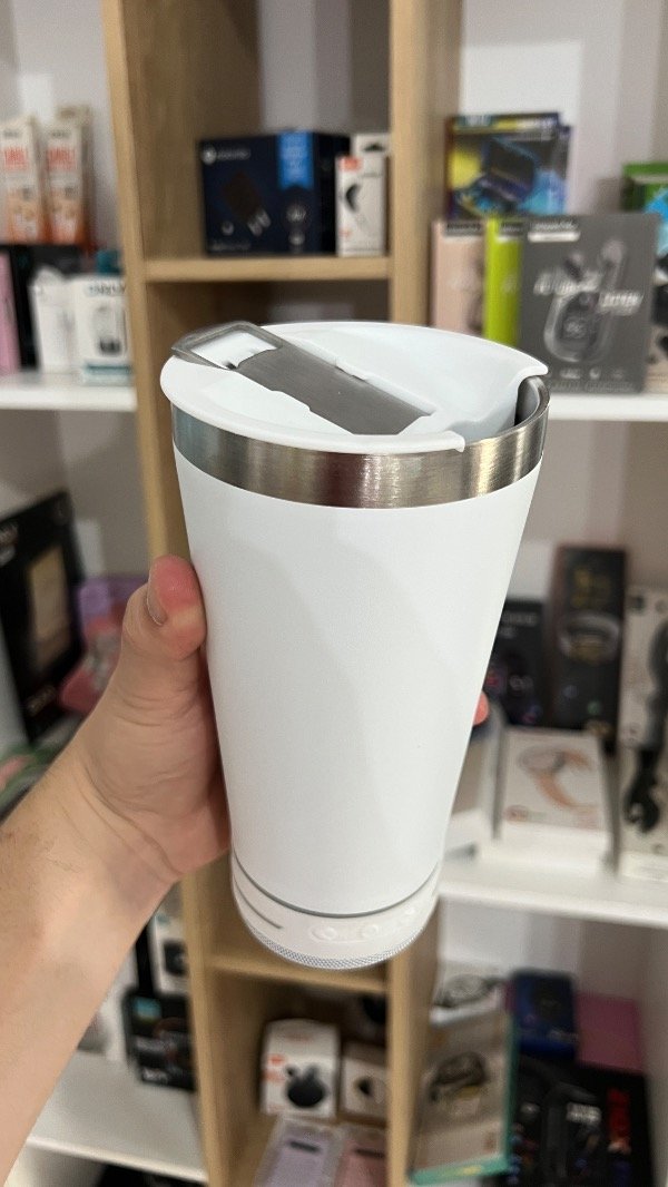 Producto - Vaso con Parlante (Blanco)