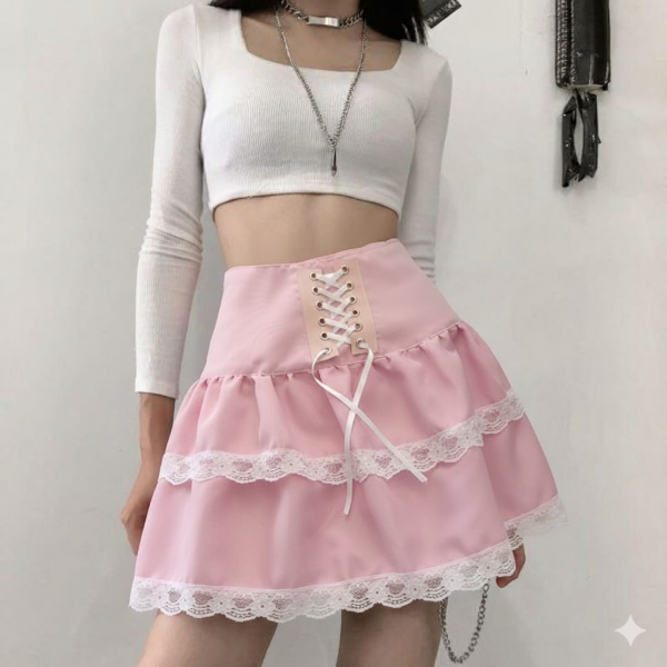 Pollera rosie