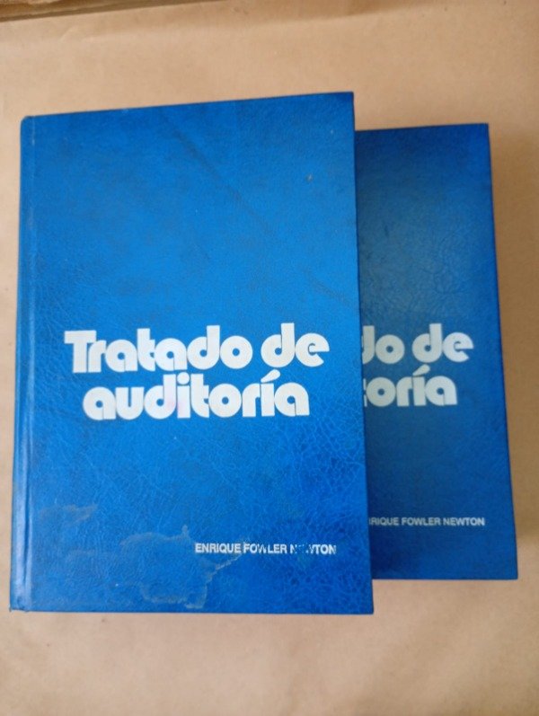 Producto - Tratado de auditoría - Enrique Fowler Newton - Contabilidad 1980 2 vols