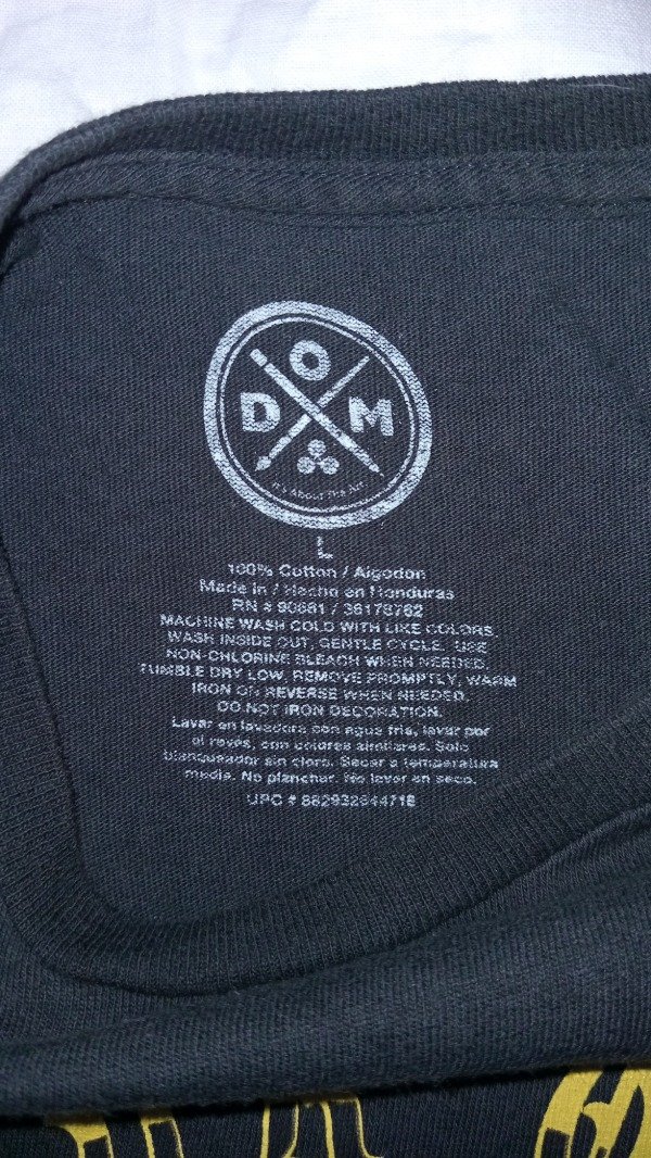 Producto - ODM Chicano tubular tee. - 2