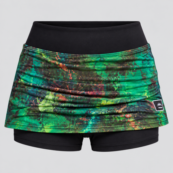 Producto - Pollera con Short Deportivo Modelo AerisFlex verde - 0
