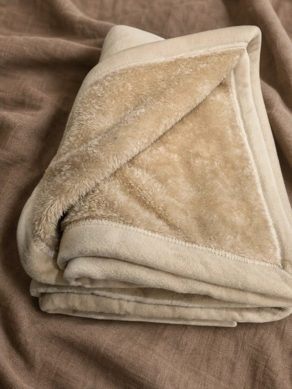 Producto - MANTA DE PLUSH PREMIUM BEIGE