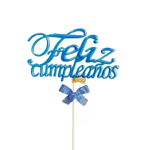 Producto - TOPPER ACRILICO AZUL