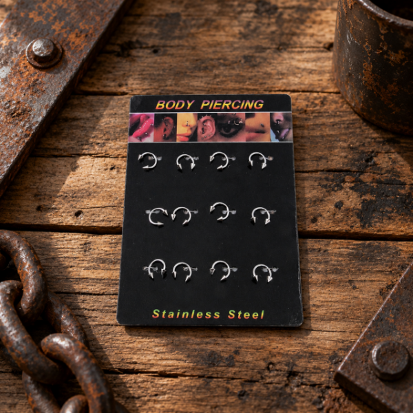 Producto - AROS PIERCING X 12 PCS EN SET - 2177-15