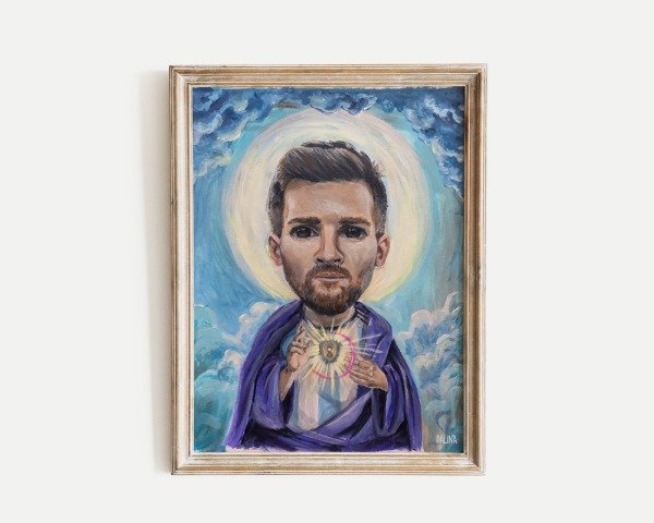 Producto - Estampita Messi - 5