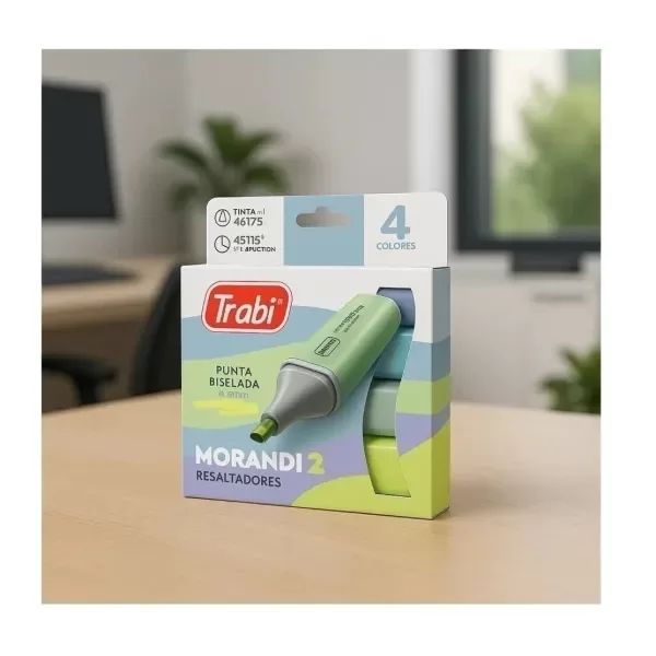 Producto - Resaltadores Trabi Morandi 2 x4 - 0
